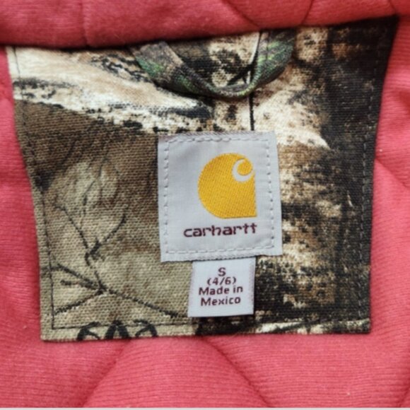 CARHARTT X Realtree Hooded Active Jacket "Pink Camo" 101216 977 - Picture 5 of 16